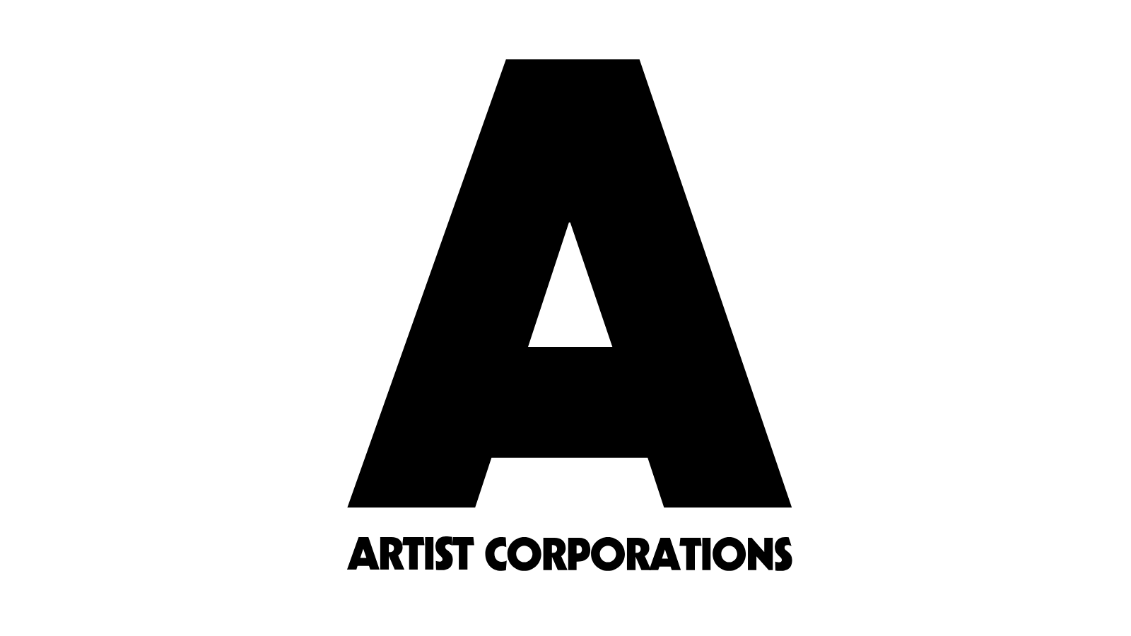 Artists Corporations logo in black