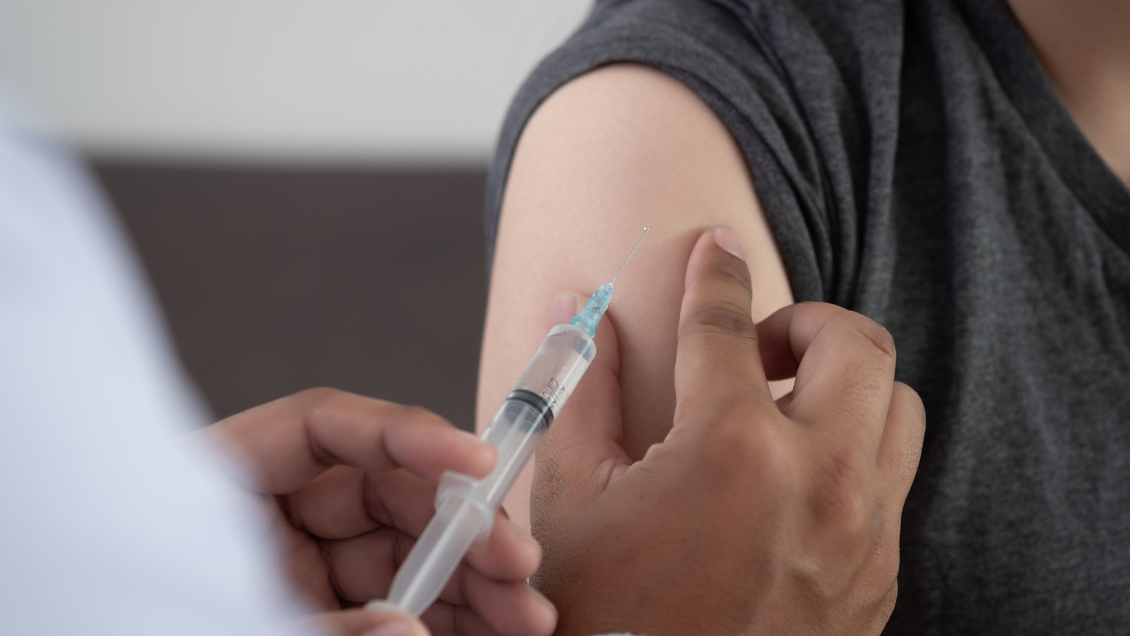 Photo of a vaccine being administered